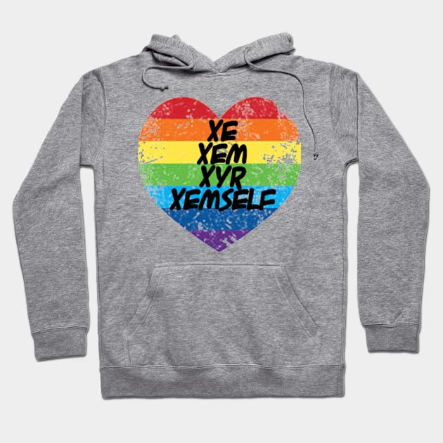 Xe pronouns Hoodie by sebb2016